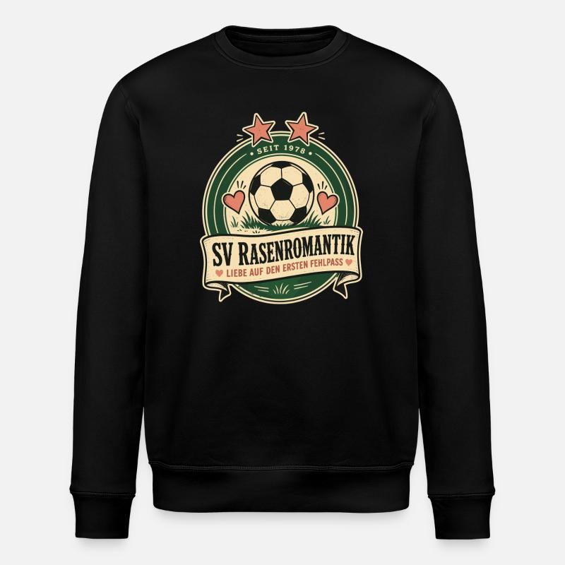 SV Rasenromantik - Stanley/Stella Unisex Bio-Sweatshirt ROLLER - Schwarz