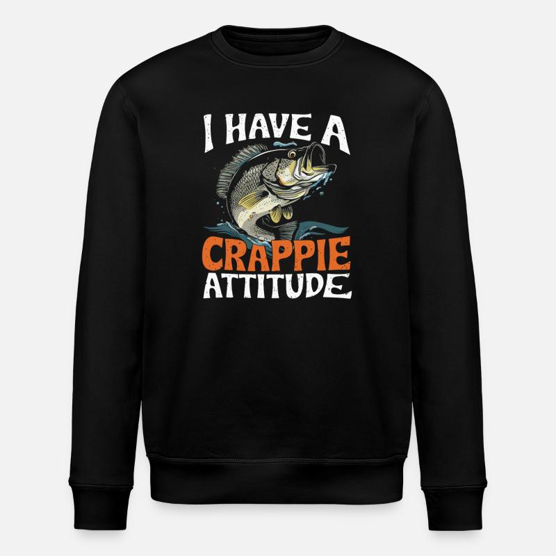 Crappie Attitude Fish Design - Sweat bio ROLLER Stanley/Stella Unisexe - noir