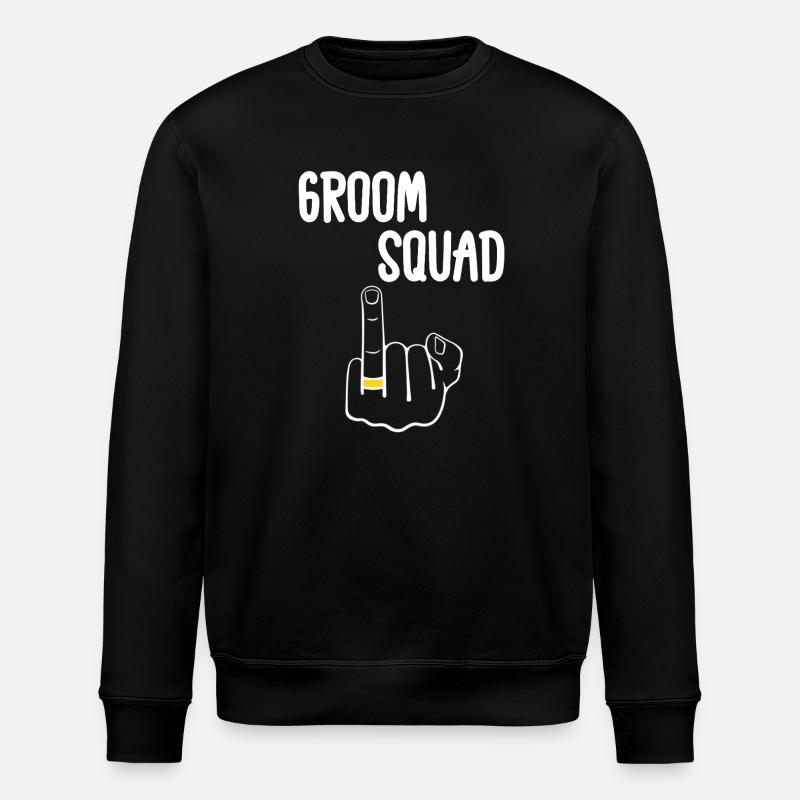 Escouade de Mariés Edgy - Sweat bio ROLLER Stanley/Stella Unisexe - noir