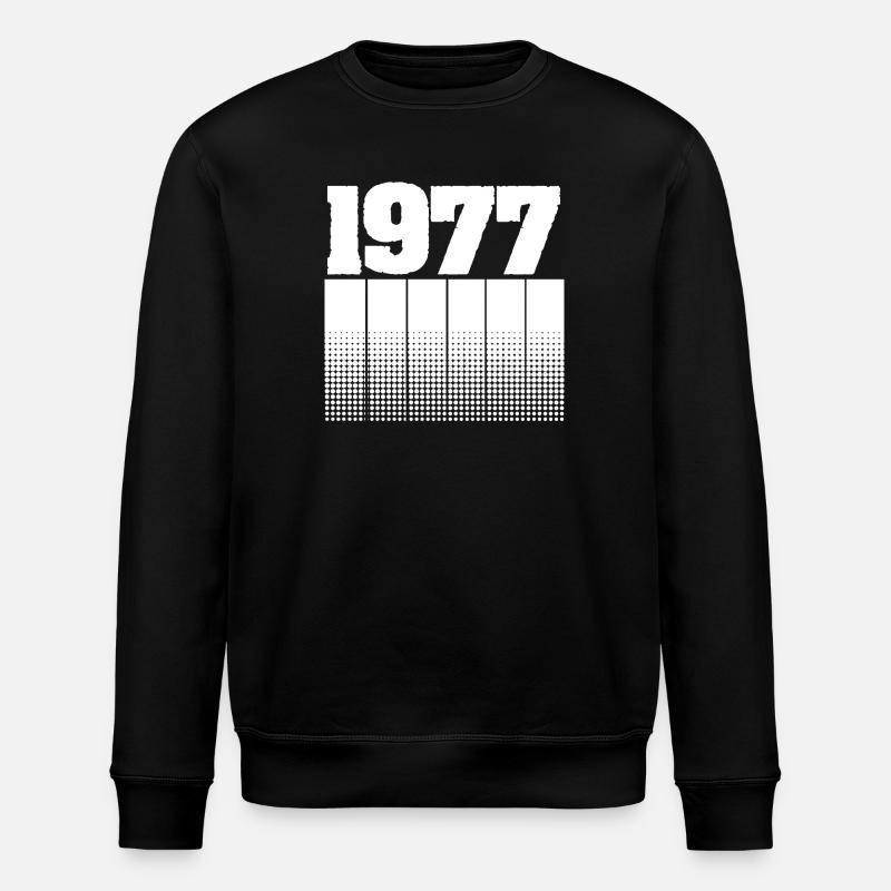 1977 - Sweat bio ROLLER Stanley/Stella Unisexe - noir
