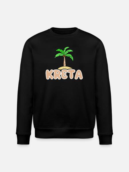 Crete as a holiday - Stanley/Stella ROLLER Unisex Organic Sweatshirt - black
