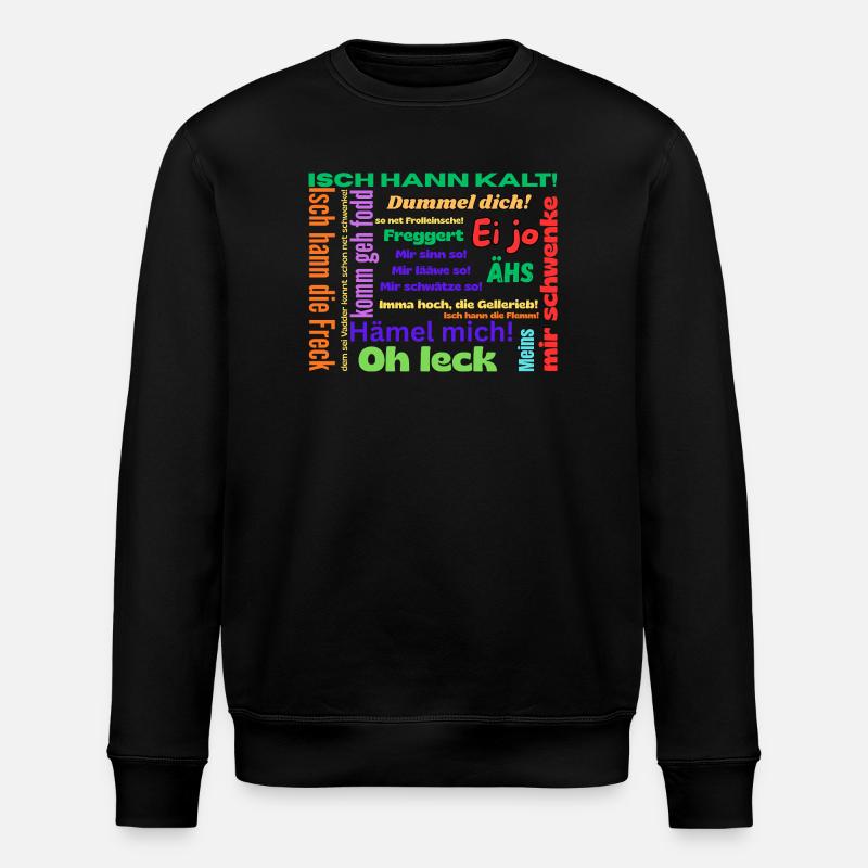 Saarland - Stanley/Stella Unisex Bio-Sweatshirt ROLLER - Schwarz