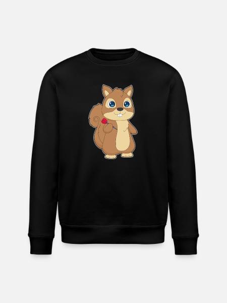 Squirrel Dart Dart Sport - Stanley/Stella ROLLER Unisex Organic Sweatshirt - black