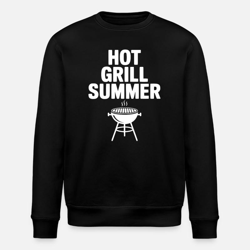 Grill chaud Été - Sweat bio ROLLER Stanley/Stella Unisexe - noir
