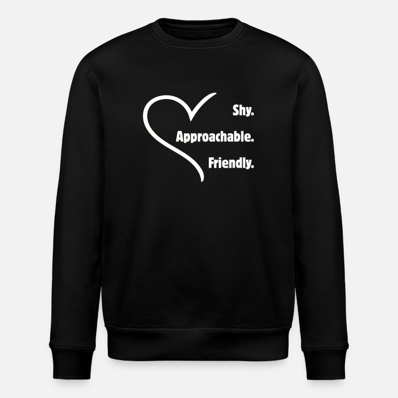 Flirteurs introvertis timides amicaux accessibles - Sweat bio ROLLER Stanley/Stella Unisexe - noir