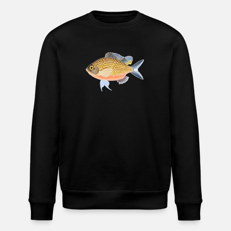 Mönchsfisch - Stanley/Stella Unisex Bio-Sweatshirt ROLLER - Schwarz