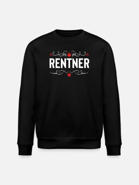 Pensioner pension - Stanley/Stella ROLLER Unisex Organic Sweatshirt - black