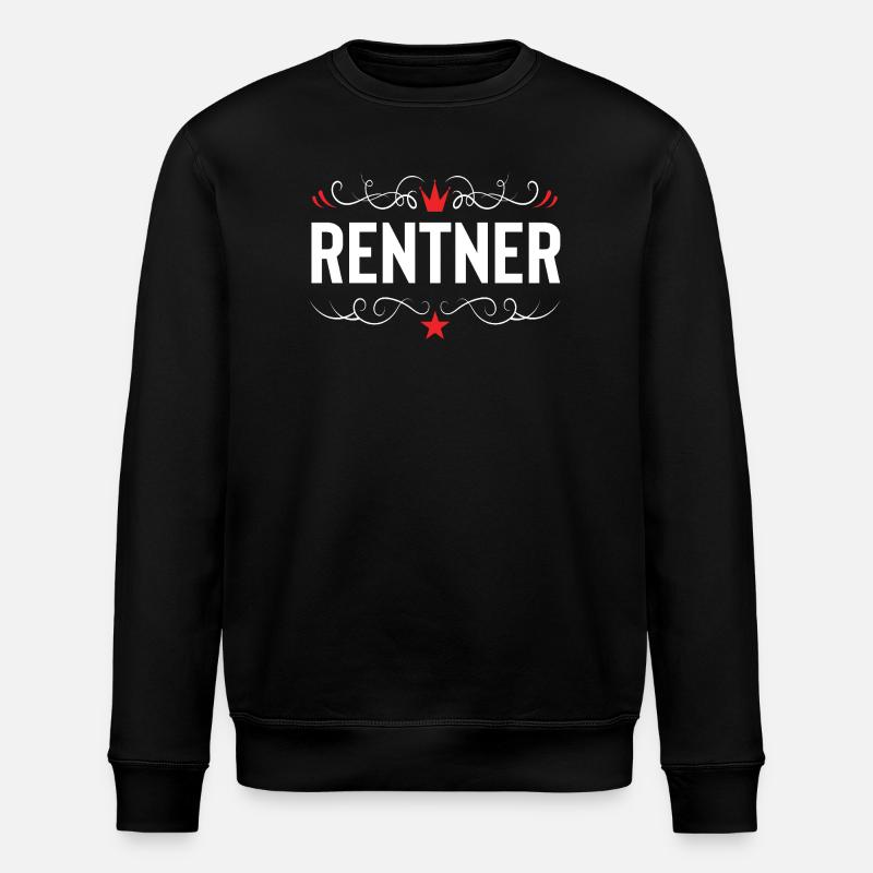 Pensioner pension - Stanley/Stella ROLLER Unisex Organic Sweatshirt - black