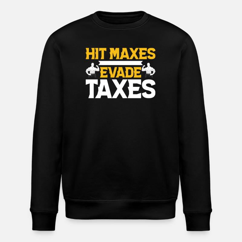 Krafttempel Stil: Max-Power Humor - Stanley/Stella Unisex Bio-Sweatshirt ROLLER - Schwarz