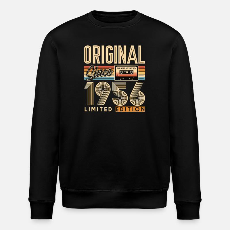 70e anniversaire, 70 ans - Sweat bio ROLLER Stanley/Stella Unisexe - noir