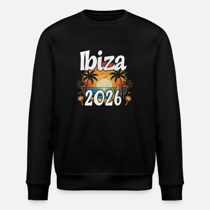 Ibiza 2026 - Stanley/Stella ROLLER Unisex Organic Sweatshirt - black