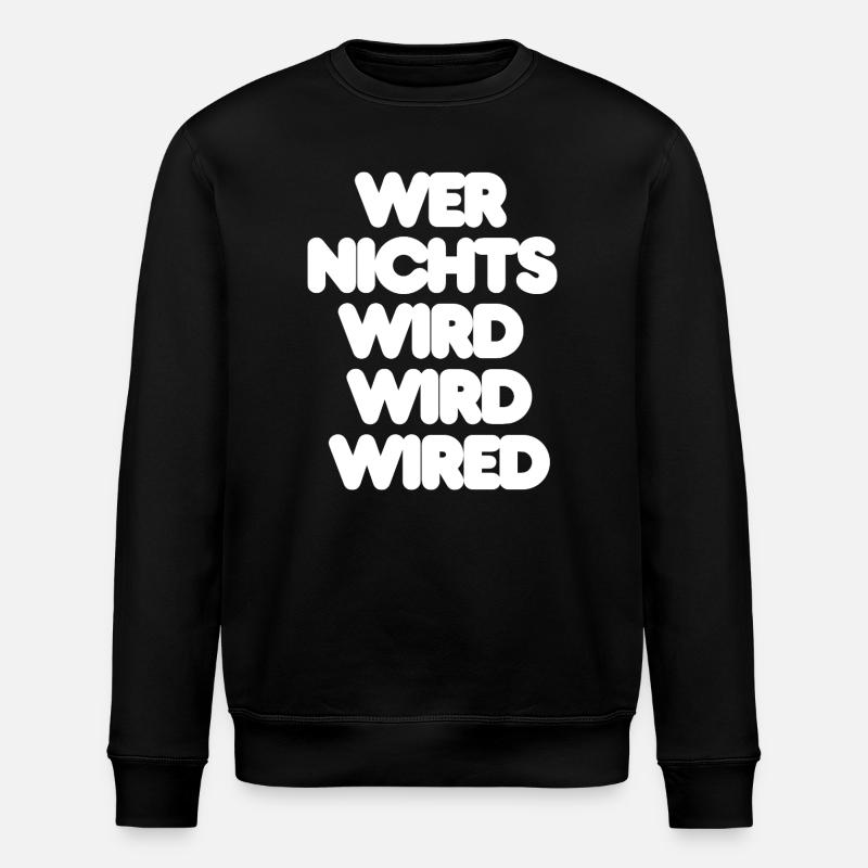 , WEISER SPRUCH, REALITY - Stanley/Stella Unisex Bio-Sweatshirt ROLLER - Schwarz