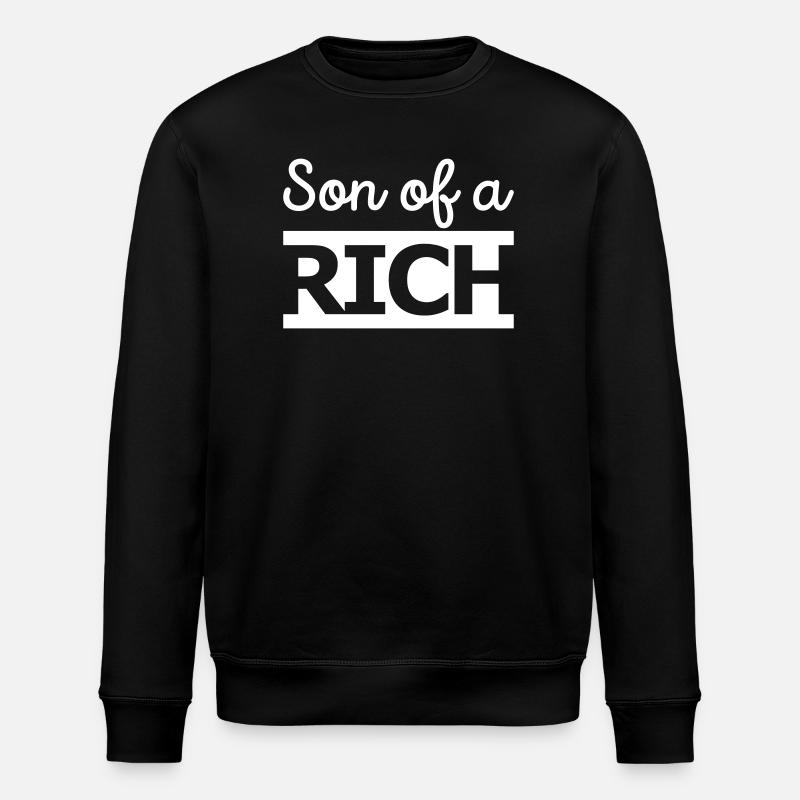 Fils d’un riche - Sweat bio ROLLER Stanley/Stella Unisexe - noir