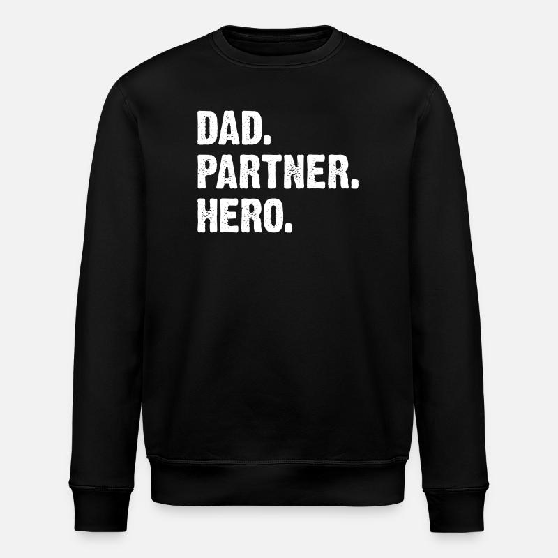 Père Partenaire Héros - Sweat bio ROLLER Stanley/Stella Unisexe - noir