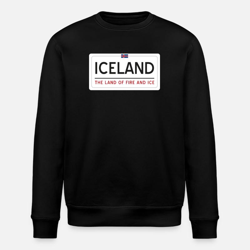 Panneau islandais - Sweat bio ROLLER Stanley/Stella Unisexe - noir