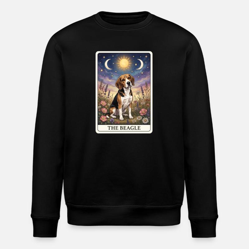 Carte de tarot Beagle - Sweat bio ROLLER Stanley/Stella Unisexe - noir