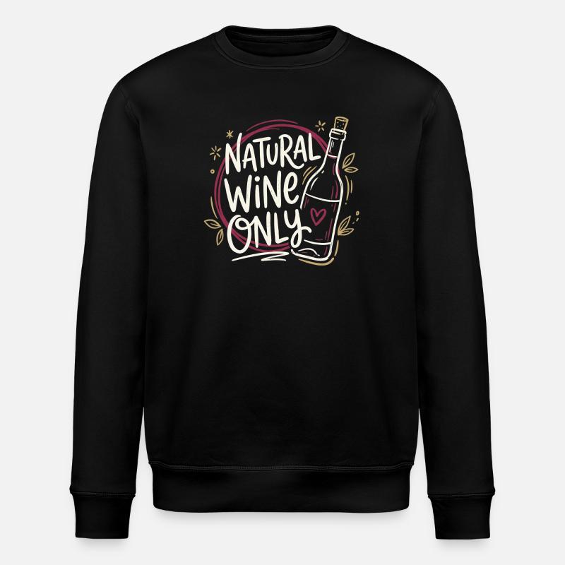 Amateur du vin naturel - Sweat bio ROLLER Stanley/Stella Unisexe - noir