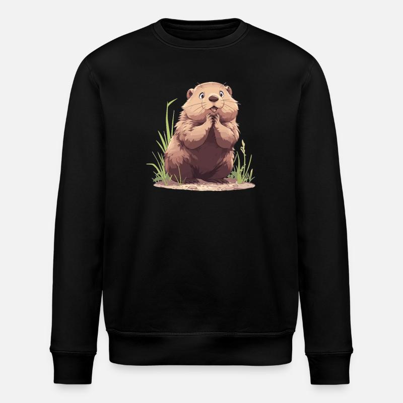 Marmottes Marmotte - Sweat bio ROLLER Stanley/Stella Unisexe - noir