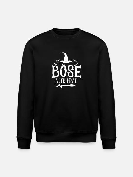Böse Alte Frau - Stanley/Stella Unisex Bio-Sweatshirt ROLLER - Schwarz