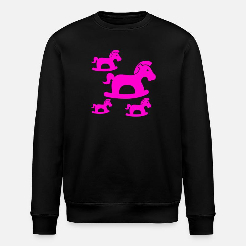 Pferde - Stanley/Stella Unisex Bio-Sweatshirt ROLLER - Schwarz