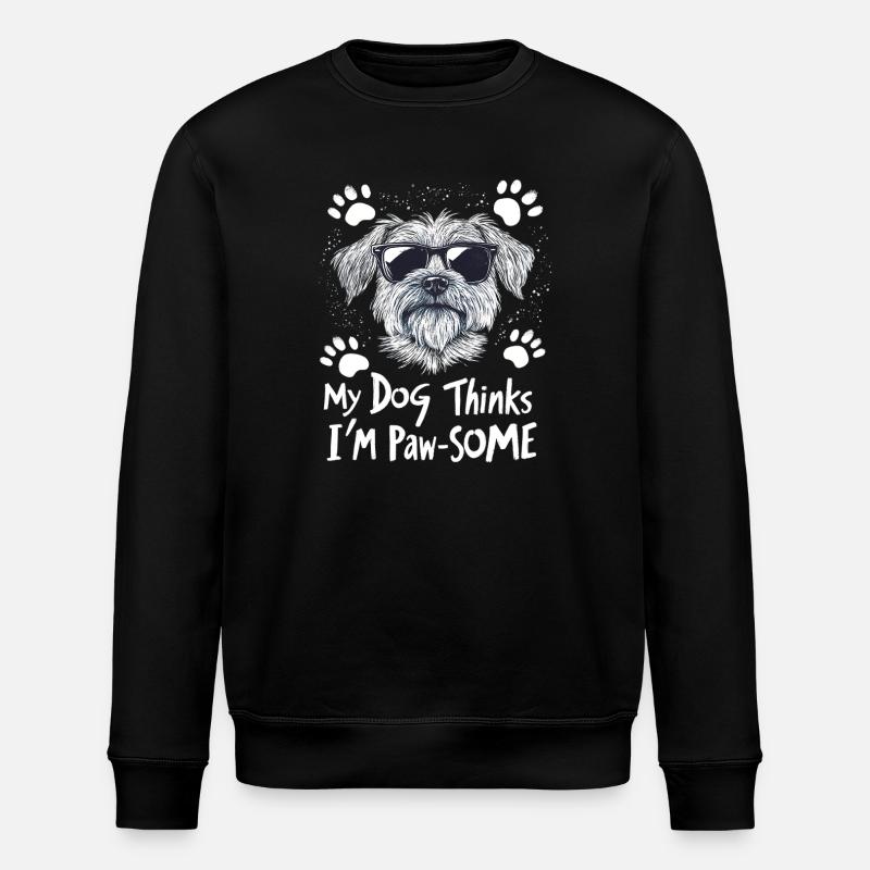 Propriétaire de chien Pawsome - Sweat bio ROLLER Stanley/Stella Unisexe - noir