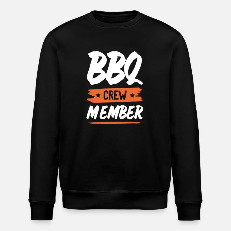 Bbq Crew - Stanley/Stella Unisex Bio-Sweatshirt ROLLER - Schwarz