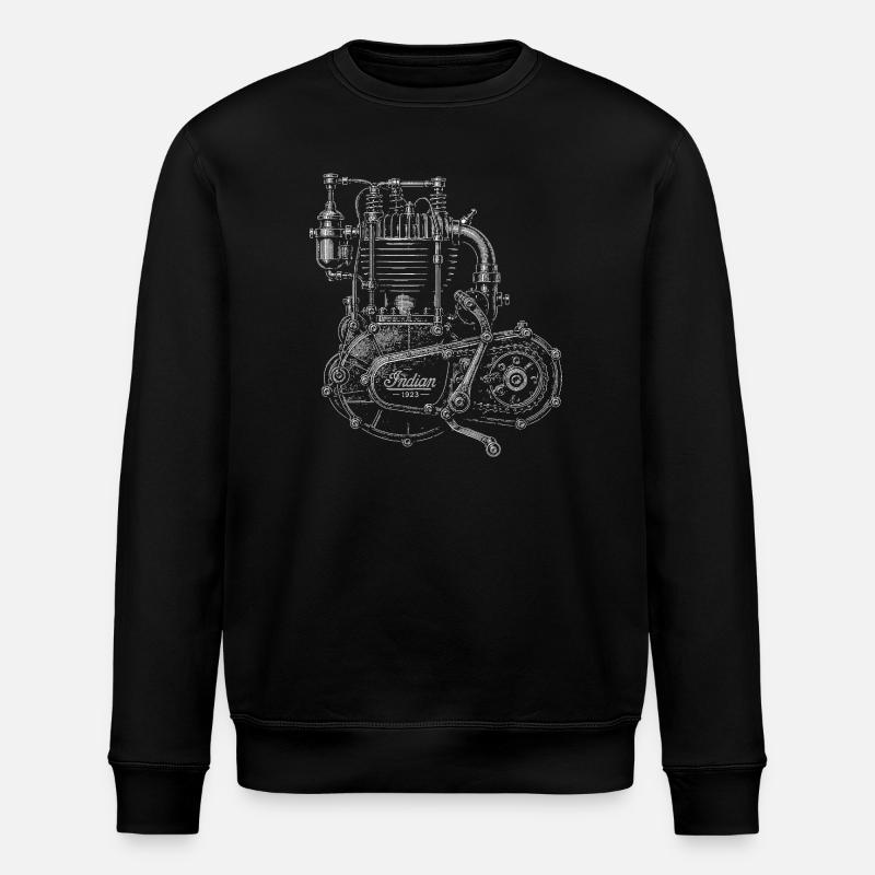 Motocyclette - Sweat bio ROLLER Stanley/Stella Unisexe - noir