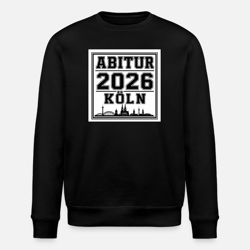Abitur-2026-Koeln - Stanley/Stella Unisex Bio-Sweatshirt ROLLER - Schwarz