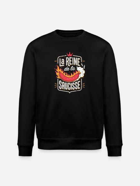La Reine de la Saucisse - Sweat bio ROLLER Stanley/Stella Unisexe - noir