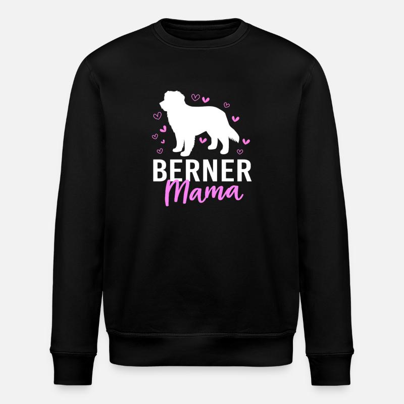 Berner Sennenhund - Stanley/Stella Unisex Bio-Sweatshirt ROLLER - Schwarz