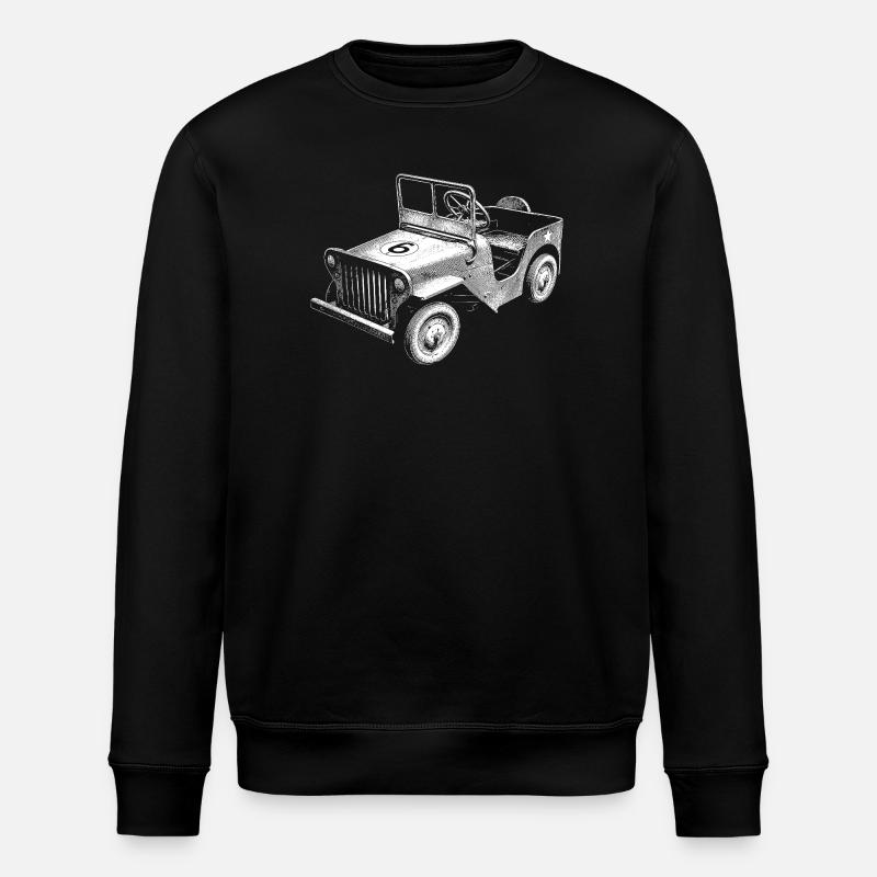 Caisse à savon - Sweat bio ROLLER Stanley/Stella Unisexe - noir