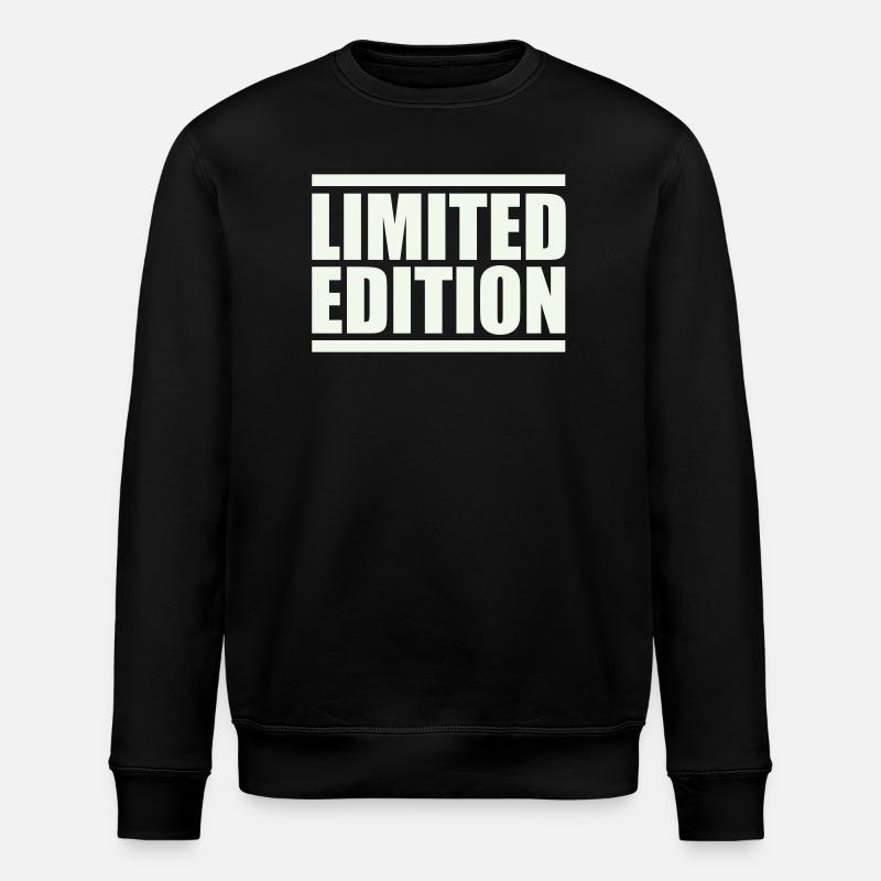Limitierte Auflage Großbuchstaben - Stanley/Stella Unisex Bio-Sweatshirt ROLLER - Schwarz