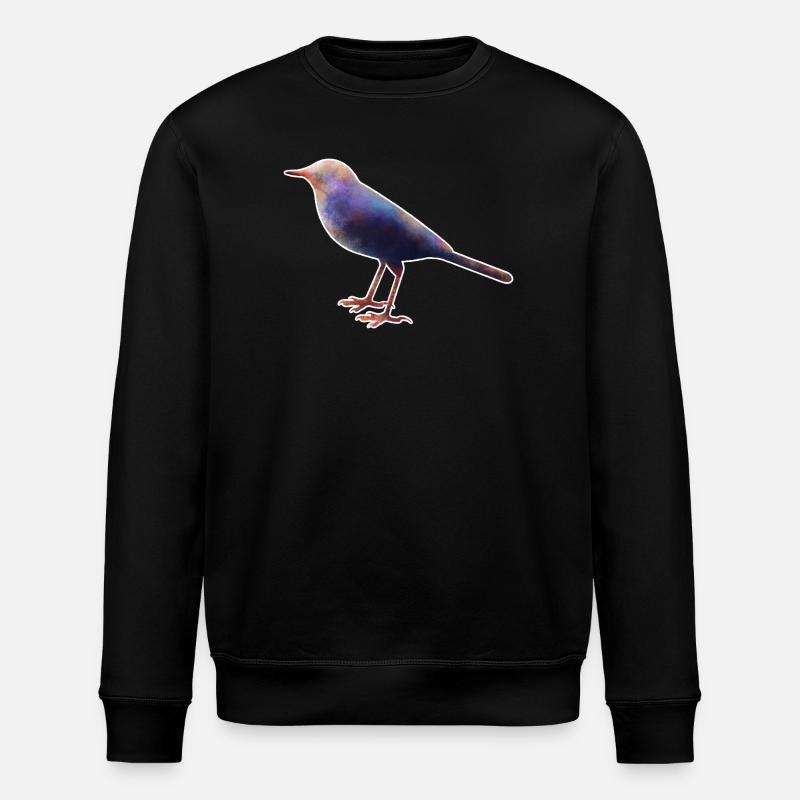 Wagtail.1 - Stanley/Stella ROLLER Unisex Organic Sweatshirt - black