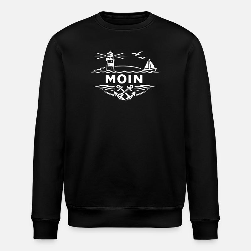Moin Anker Logo - Sweat bio ROLLER Stanley/Stella Unisexe - noir