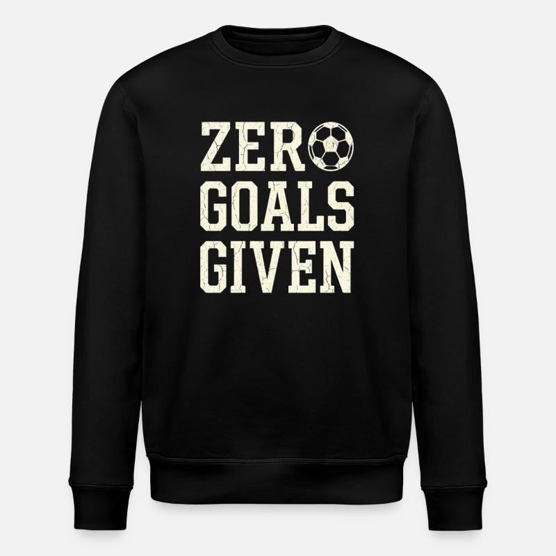 Zero Goals Given - Stanley/Stella ROLLER Unisex Organic Sweatshirt - black