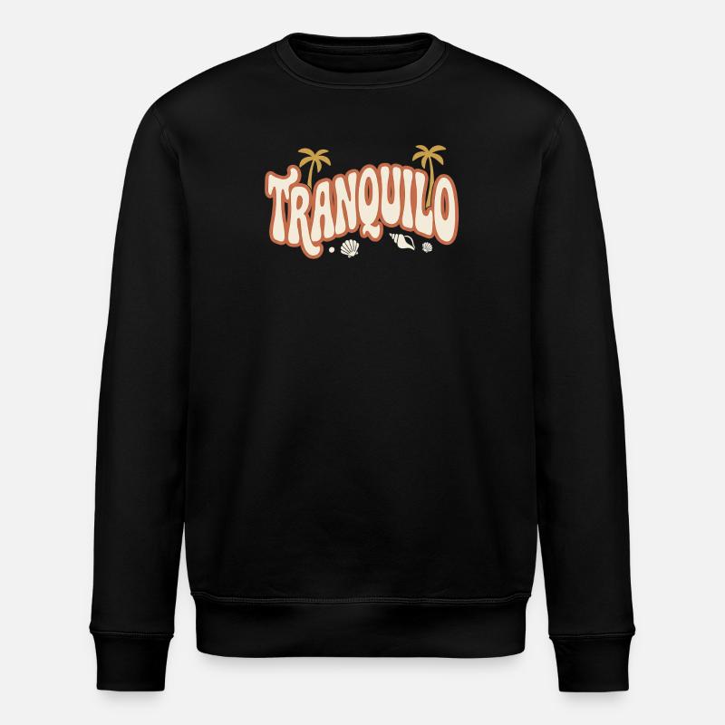 Tranquilo - Stanley/Stella Unisex Bio-Sweatshirt ROLLER - Schwarz