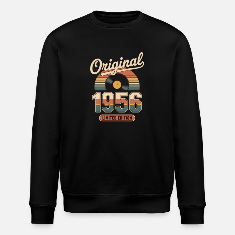 Edition limitée 1956 - Sweat bio ROLLER Stanley/Stella Unisexe - noir