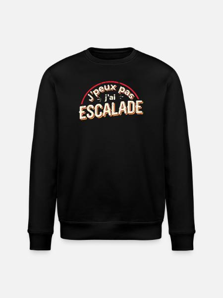 J'peux pas j'ai escalade - Sweat bio ROLLER Stanley/Stella Unisexe - noir