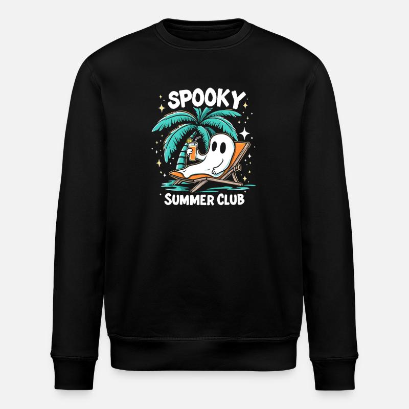Été effrayant Halloween - Sweat bio ROLLER Stanley/Stella Unisexe - noir