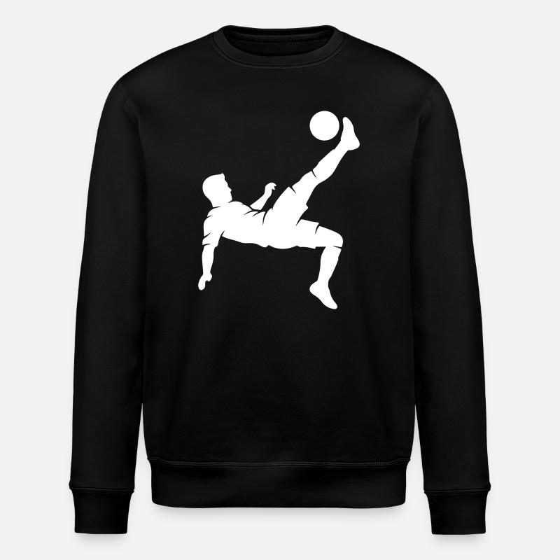 Bicyclette du footballeur - Sweat bio ROLLER Stanley/Stella Unisexe - noir