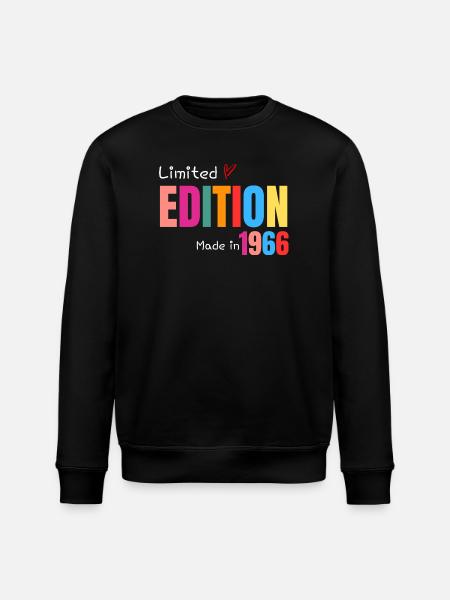 Limited edition Made in 1966 - Stanley/Stella ROLLER Unisex Organic Sweatshirt - black