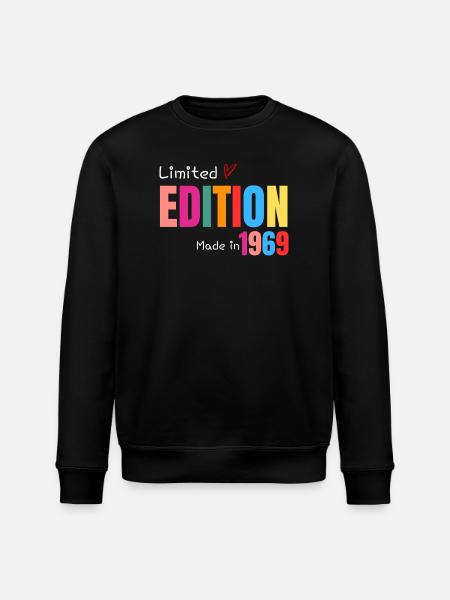 Limited edition Made in 1969 - Stanley/Stella ROLLER Unisex Organic Sweatshirt - black