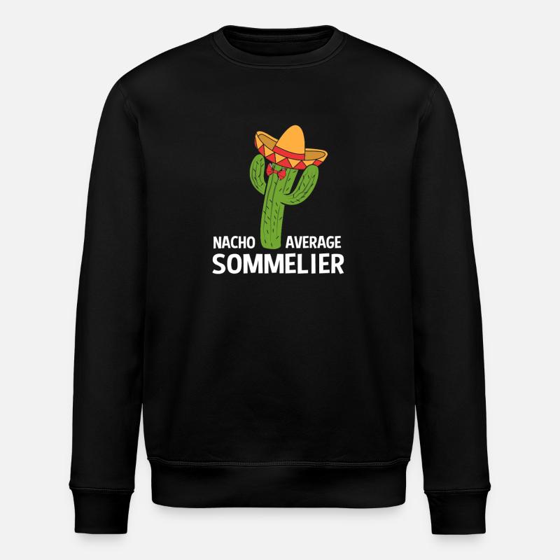 Wein Sommelier - Stanley/Stella Unisex Bio-Sweatshirt ROLLER - Schwarz