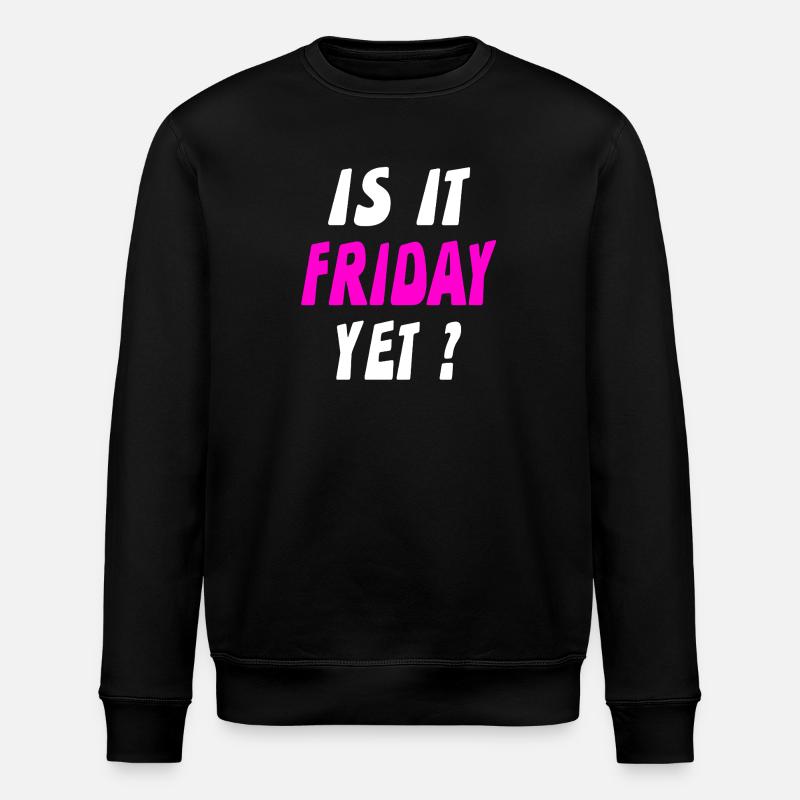 Friday - Stanley/Stella ROLLER Unisex Organic Sweatshirt - black