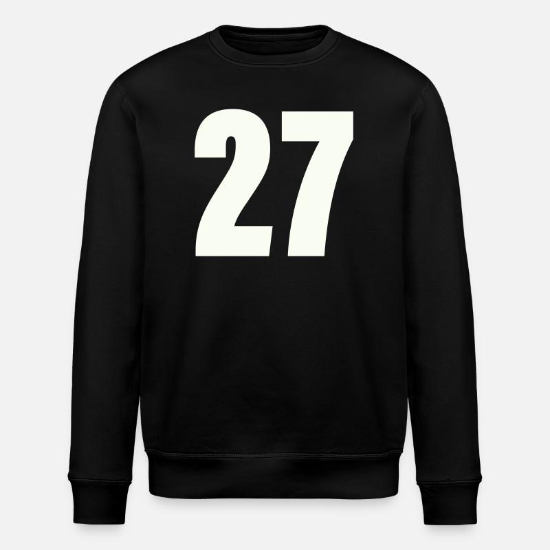 27 - Stanley/Stella ROLLER Unisex Organic Sweatshirt - black