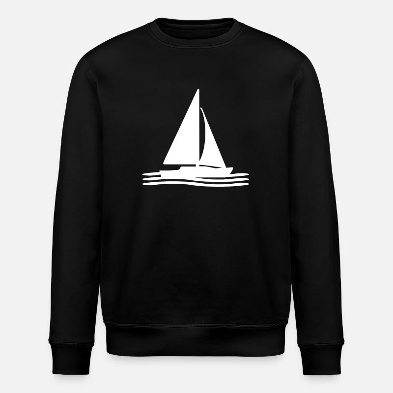 Segeln - Stanley/Stella Unisex Bio-Sweatshirt ROLLER - Schwarz