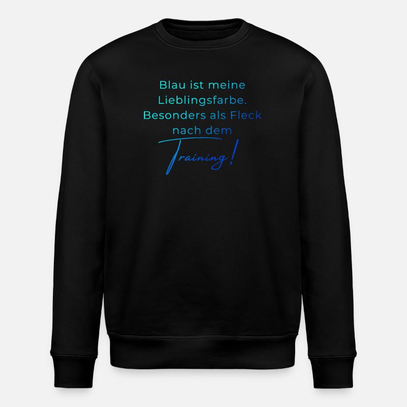 Voltigieren Training: Lustiger Volti Spruch - Stanley/Stella Unisex Bio-Sweatshirt ROLLER - Schwarz