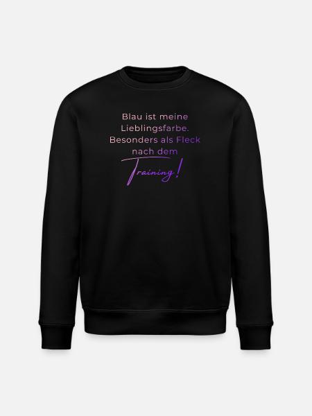 Voltigieren Training: Lustiger Volti Spruch - Stanley/Stella Unisex Bio-Sweatshirt ROLLER - Schwarz