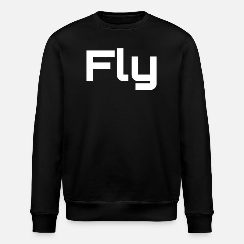 Fly Better - Stanley/Stella Unisex Bio-Sweatshirt ROLLER - Schwarz