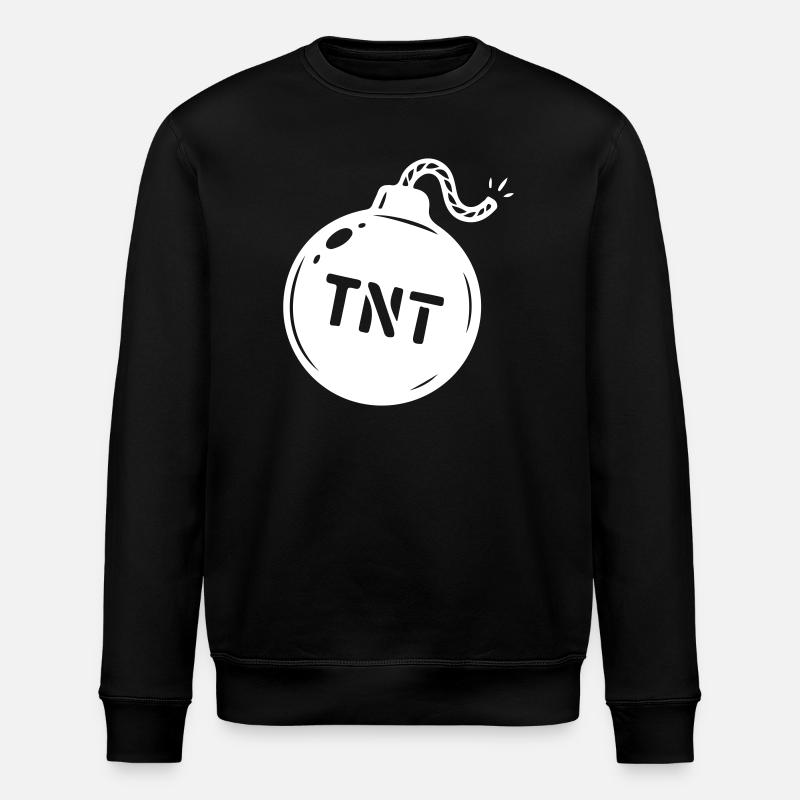 Symbole TNT de la bombe - Sweat bio ROLLER Stanley/Stella Unisexe - noir